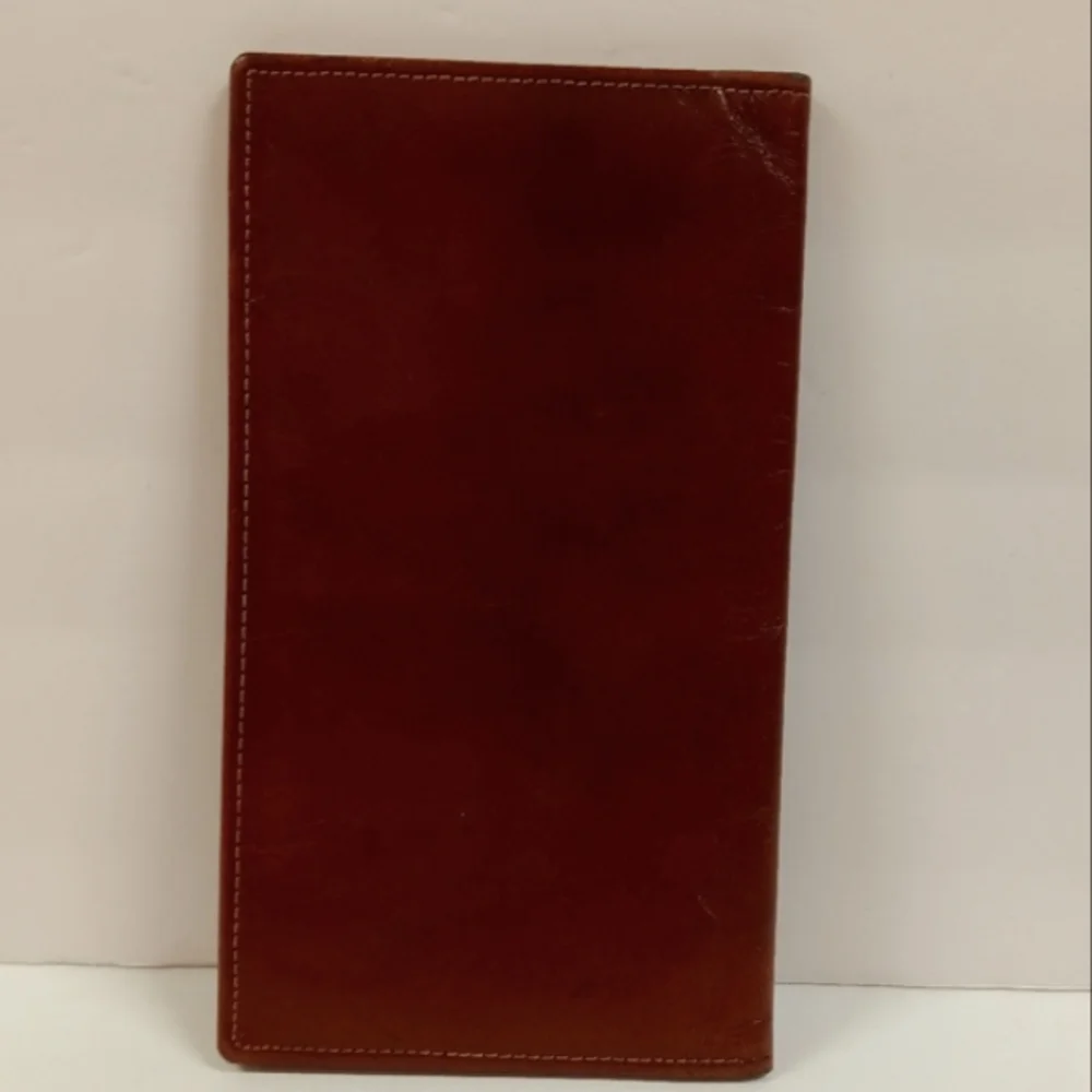 Vintage Leather New Holland Wales Men's Pocket Secretary  Suit Wallet